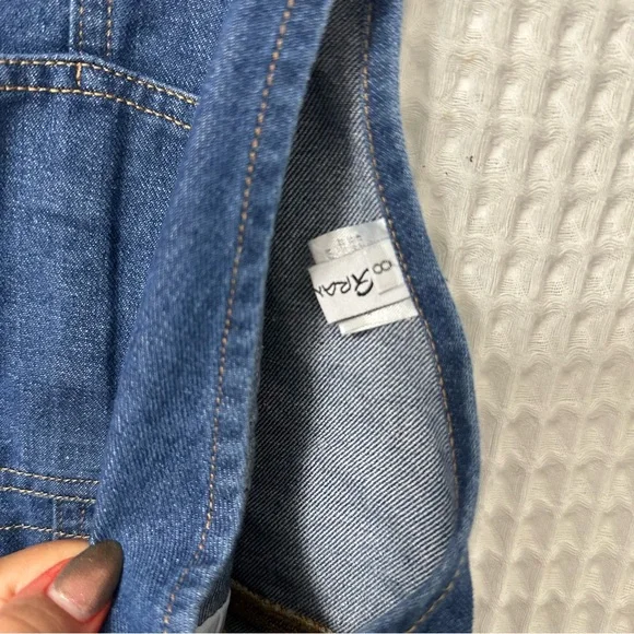 Grandwish Kids Blue Denim Overalls - Picture 6 of 6